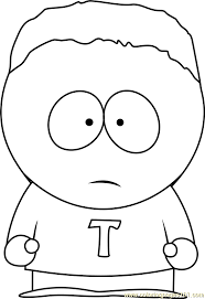 Picolour.com provides a link to download south park colouring page. Token Black From South Park Coloring Page For Kids Free South Park Printable Coloring Pages Online For Kids Coloringpages101 Com Coloring Pages For Kids