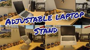You can adjust the angle from 0 degrees (flat). Boyata Adjustible Laptop Stand Youtube