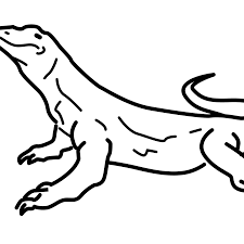 The komodo dragon currently doesn't have any secret area in jamaa. Komodo Dragon Clipart Black And White