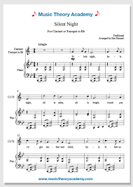 Download and print in pdf or midi free sheet music for stille nacht, heilige nacht, h.145 by franz xaver gruber arranged by baconandeggs for piano (solo). Silent Night Music Theory Academy Easy Piano Sheet Music Download