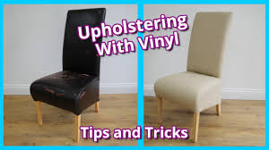 Check spelling or type a new query. Upholstery Dining Chair In Vinyl Working With Vinyl Upholstery For Beginners Faceliftinteriors Youtube