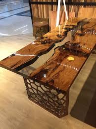 Amazing Resin Wood Table Ideas For Your Home Furnitures 05 Wood Table Design Wood Resin Table Resin Furniture