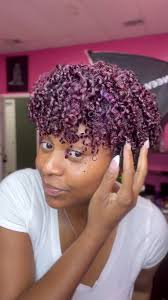 Semi-permanent purple/burgundy mix