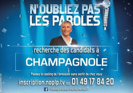Changement de format en 2020 pour les masters de n'oubliez pas les paroles : L Emission N Oubliez Pas Les Paroles Recherche Des Candidats A Champagnole Voix Du Jura