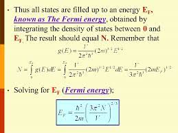 Chapter 6 Free Electron Fermi Gas Ppt Video Online Download
