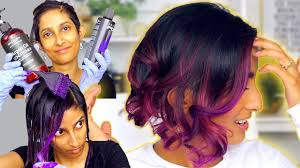 Do not use the shower for the first rinse! Arctic Fox Purple Rain How To Dye Hair Sincerely Divi