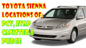 Hi i have 2005 toyota avensis 2.0 diesel. Toyota Sienna Emissions Locations Pcv And Evap Youtube