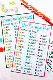 Visit the future with a science fiction scavenger hunt. Free Printable Indoor Scavenger Hunt For Kids Play Party Plan