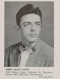 A true Baltimore, Maryland icon! From 'Wiki'… John Astin is perhaps best  known for his portrayal of 'Gomez Addams' in the Addams Family sitcom  produced in the sixties. The multiple academy award