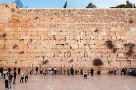 The wall was originally erected as part of the expansion of the second jewish temple. Wall Of Tears Or Wailing Wall In Jerusalem Israel Stock Photo Picture And Royalty Free Image Image 140652674