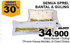 Hindari bahan bantal dan guling berbulu untuk usia di bawah 2 tahun karena bisa menyebabkan alergi untuknya. Promo Harga Alexa Bantal Terbaru Minggu Ini Hemat Id