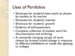 The portfolio is not in itself the end. Ppt Portfolio Assessment Powerpoint Presentation Free Download Id 2606854