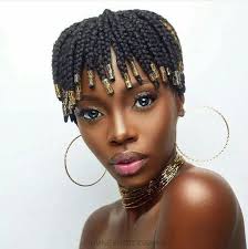 Box Braids With Straight Bangs Short Box Braids Hairstyles Short Box Braids Box Braids Hairstyles