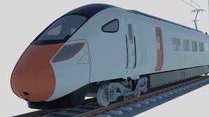 Hitachi Azuma Train 3d Model Train 3d Model Hitachi
