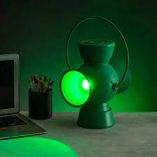 Green Lantern Seeking Out Evil Lamp Green Lantern Lamp Retro Lighting