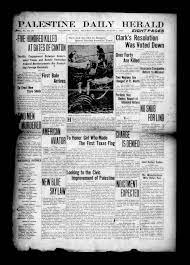 Dozens of people were injured overnight in jerusalem as clashes erupted between palestinians and at least 80 people were injured across jerusalem on sunday, the palestine red crescent said in a. Palestine Daily Herald Palestine Tex Vol 11 No 293 Ed 1 Thursday August 7 1913 The Portal To Texas History