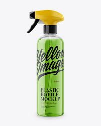 Transparent Plastic Bottle With Trigger Sprayer Mockup In Bottle Mockups On Yellow Images Object Mockups Bottle Mockup Mockup Free Psd Mockup Psd