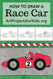 More images for how to draw a race car easy for kids » Draw A Race Car Art Projects For Kids