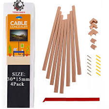 Cable shield cord cover for wall. 30x15mm Bruin Kabel Shield Cord Cover Zelfklevende Pvc Plastic Kabel Trunking Draad Cover Draad Hider Raceway Kabel Runner Kantoor Cable Sleeves Aliexpress