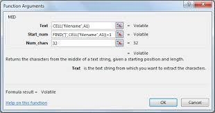 Link A Worksheet Name Using The Mid Find Functions Excel Function Worksheets