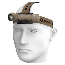 Armytek Wizard C2 Pro Magnet USB White Sand head and angle flashlight