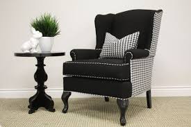 Houndstooth Wingback Chair By Switchstudiocanada On Etsy 800 00 Wingback Chair Furniture Chair