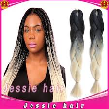 Black And White Ombre Braiding Hair Ombre 613 Xpressions Kanekalon Braiding Hair Colors 24 5pcs 100g Synthetic Rice White African B Braiding Hair Colors African Braids Hairstyles African Braids