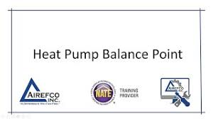 Check spelling or type a new query. Heat Pump Balance Point Youtube