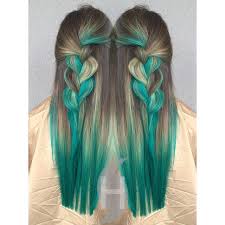 Mermaid Hair Green Balayage Hair Colors Ideas Green Hair Hair Styles Fake Hair