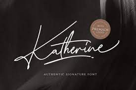 1001 free fonts offers the best selection of signature fonts for windows and macintosh. Laden Sie Katherine Signature Font Otf Ttf