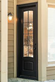 Entry door handle set with single cylinder deadbolts, satin nickel finish door levers with lock&keys, contemporary modern style door handleset combo pack, keyed alike per set 4.7 out of 5 stars 331 $52.49 $ 52. Black Ebony Wood Compsite French Back Door Thin French Cottage Exterior French Cottage French Front Doors
