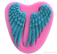 These are quick & easy to make for a beautiful baby shower cake.plus,. Other Baking Accessories Decorating Diy Silicone Angel Wings Fondant Sugar Craft Cake Baking Mold Tools I Home Garden Bioconservation Org