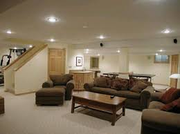 The approach to designing the basement bedroom might be completely different from the one you take for the bedroom on the main levels. Basement Living Area Design Ideas Basement Living Rooms Basement Lighting Small Basement Remodel