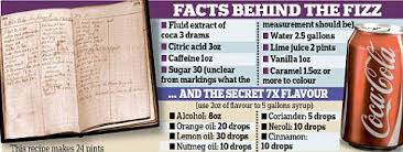 This may not be their exact recipe, but it sure comes close! Coca Cola Recipe Top Secret Formula Uncovered By This American Life Website Daily Mail Online