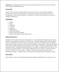 Create your very own professional cv and download it within 15 minutes. Mortgage Quality Control Analyst Resume August 2021