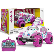 Added on 04 jun 2008. Sharper Image Pixie Cruiser Pink And Purple Rc Remote Control Car Toy For Girls With Off Road Grip Tires Princess Style Big Buggy Crawler W Flowers D M Brickseek