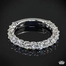 Annette S U Prong Three Quarter Eternity Diamond Wedding Ring Whiteflash 1770 White Gold Diamond Wedding Rings Diamond Wedding Rings Eternity Ring
