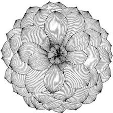 Serenity Blossom Dahlia Wall Sticker Blossom Dahlia Serenity Sticker Bedroom Keceli Kalem Cizimleri Boyama Sayfalari Mandala 3d Boyama