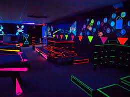 Nationwide Event Rentals Blacklight Party Neon Party Game Room Design