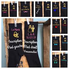 Commande sécurisée et livraison gratuite dès 40€ d'achat. Chaussette Mariage Chaussettes Personnalisees Cadeau Temoin Etsy Noel