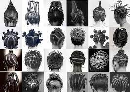 Traditional Hairstyles Made In Africa Africa Threaded Plaits Braids Afrohair Hairstylesinafr African Braids African Hairstyles African Braids Hairstyles