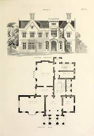 Down gothic revival 9388el architectural, gothic house plans with turrets floorplans pinterest. Design For A Gothic Revival Country House Mansion Floor Plan Gothic House Plans Gothic House