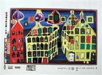 Friedensreich hundertwasser was born on december 15, 1928, in vienna. Friedensreich Hundertwasser 82 Artworks Painting