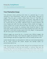 The national tree plantation day or the national festival of trees planting, also known as van mahotsav in india, is held from 1st july to 7th july every year. Tree Plantation Free Essay Example