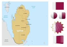 Maybe you would like to learn more about one of these? Qatar Map And Flags 123545 Vector Art At Vecteezy