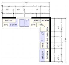 l shaped kitchen layout dimensions