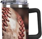 Amazon.com: QMNLKH Car Cup Baseball Splicing Printed ...