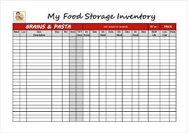 Create customized menus that reflect your restaurant or cafe's cuisine. 17 Food Inventory Templates Doc Pdf Free Premium Templates