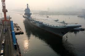 Shandong is the first aircraft carrier entirely constructed in china. China Launches Its First Domestically Made Aircraft Carrier The New York Times
