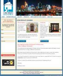 Cincinnatidoors Net Is A Cincinnati Website Design For A Door Company Serving The Tri State Area Services Included Seo Web Cincinnati Web Design Custom Door